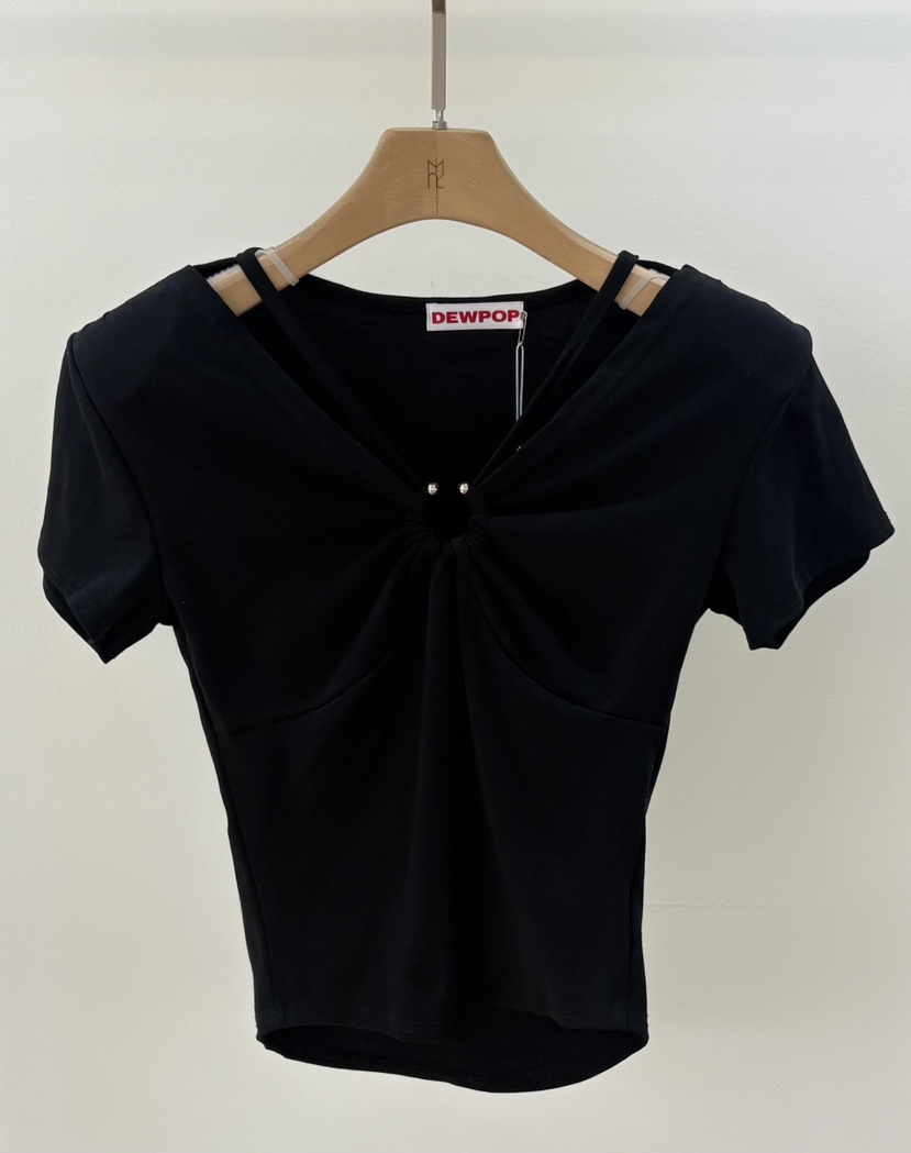 MUSHROOM-A韓國東大門直郵女士新品26春夏人氣職業休閑T恤MUSHROOMT恤圖色2