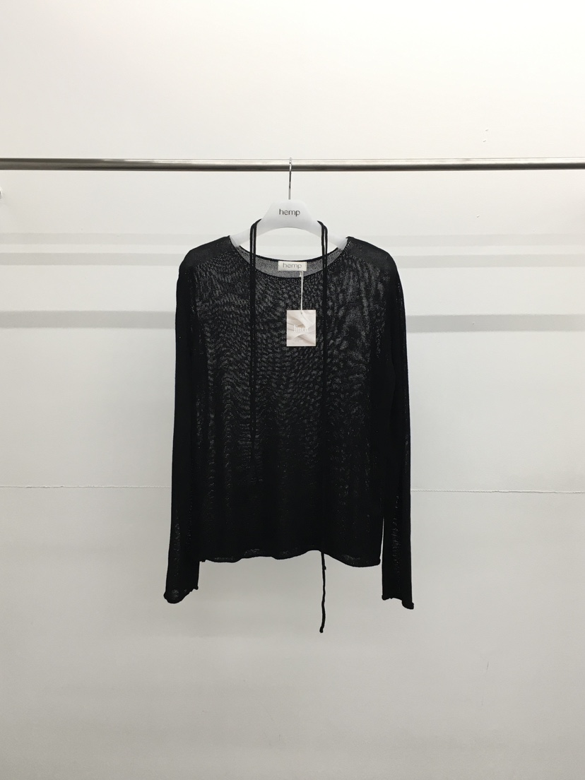 HEMP-P韓國東大門直郵女士新款推薦休閑時尚針織衫腰帶亞麻hemp針織衫圖色3