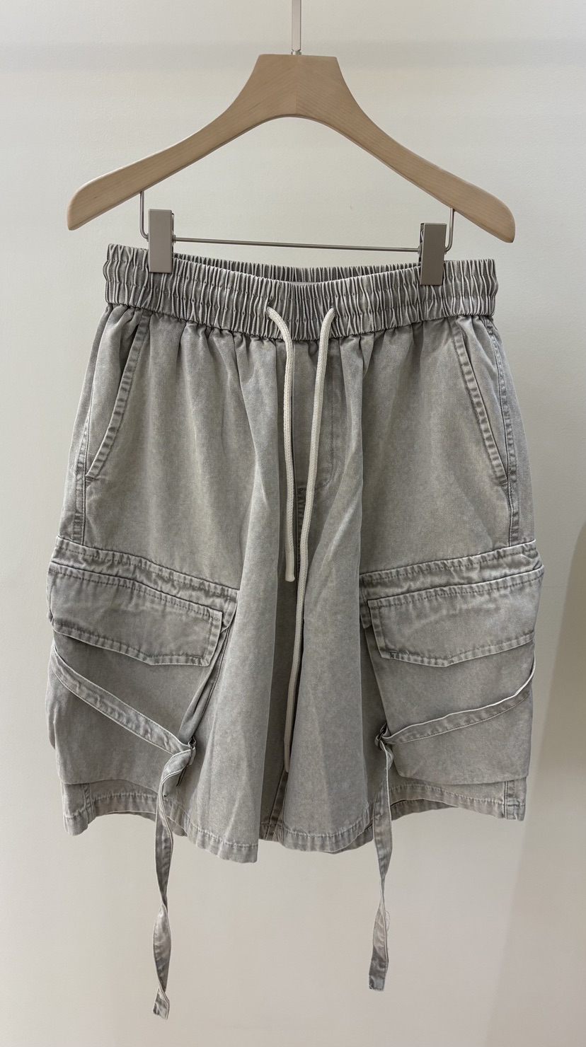 MUSHROOM-A韓國東大門代購女士新品職業熱賣26春夏短褲工裝MUSHROOM短褲圖色1