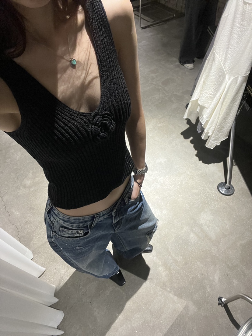 ADDICTED韓國東大門代購女士新品時尚熱賣26春夏吊帶背心ADDICTED吊帶/背心