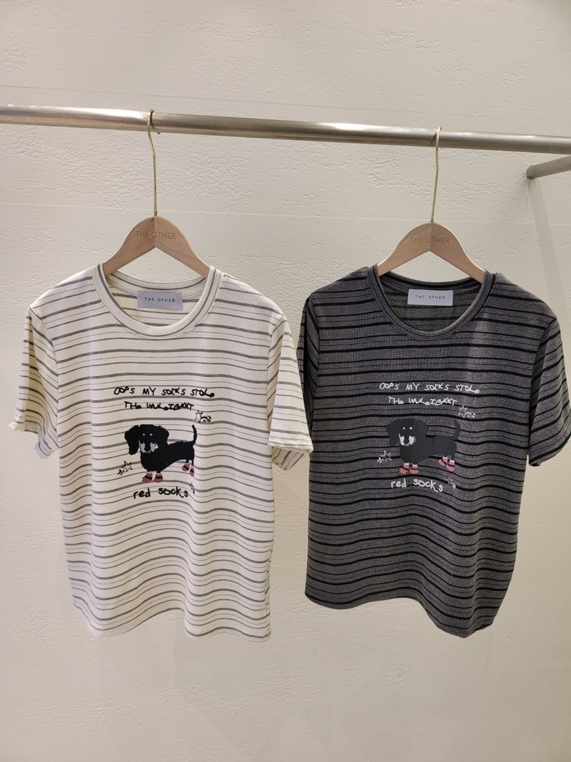 THE OTHER韓國代購女士新款職業人氣推薦熱賣時尚T恤條紋THE OTHERT恤