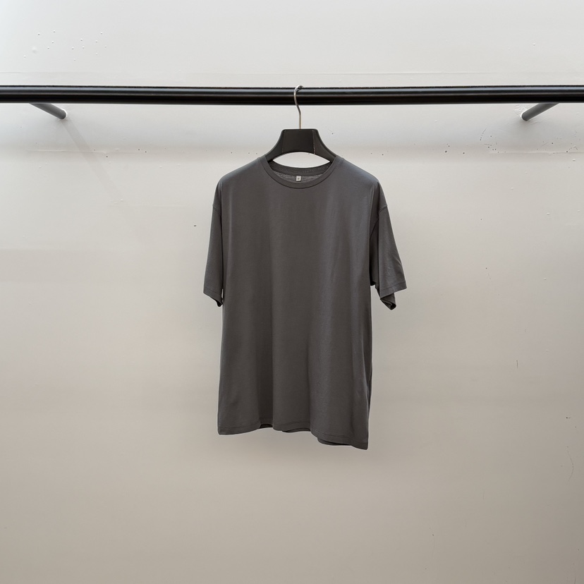 ID韓國直郵女裝新款熱賣人氣推薦26春夏職業時尚休閑T恤絲綢IDT恤圖色5墨色