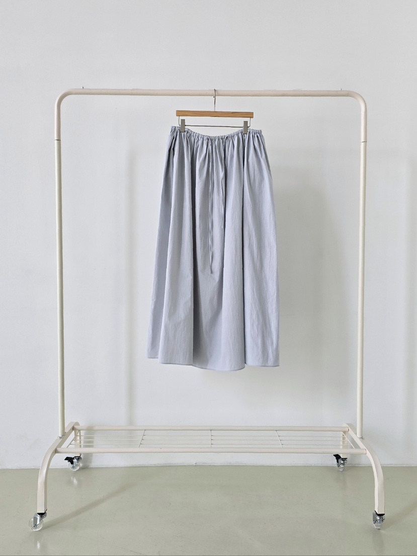 J SHOP韓國東大門代購女裝新品職業休閑時尚推薦長裙褶皺J_SHOP長裙圖色2