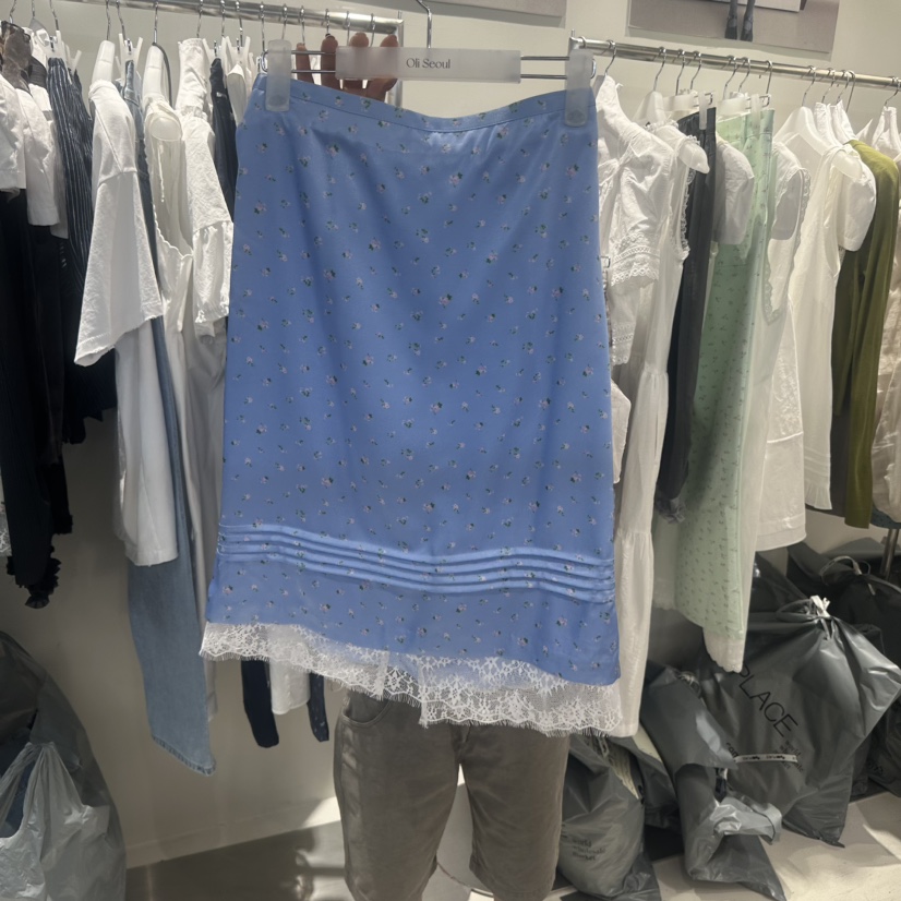 OLI SEOUL韓國東大門直郵女士新款熱賣職業時尚26春夏長裙OLI SEOUL長裙圖色1