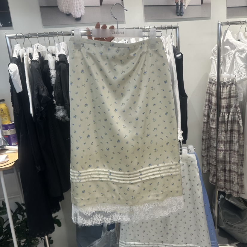 OLI SEOUL韓國東大門直郵女士新款熱賣職業時尚26春夏長裙OLI SEOUL長裙圖色2