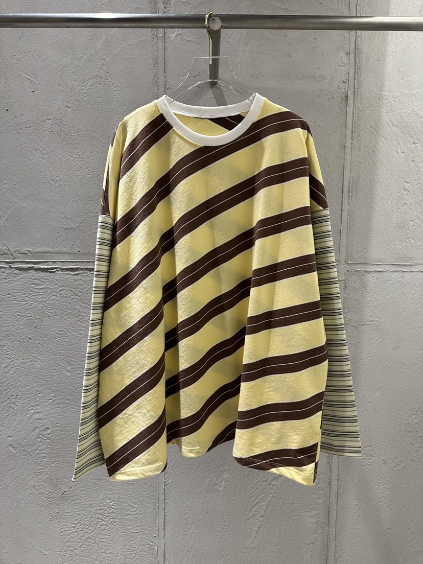 UNICO-p韓國代購女裝新款時尚熱賣推薦職業長袖T恤假兩件UNICO長袖T恤圖色1