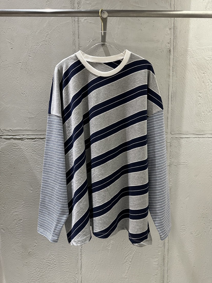 UNICO-p韓國代購女裝新款時尚熱賣推薦職業長袖T恤假兩件UNICO長袖T恤圖色2