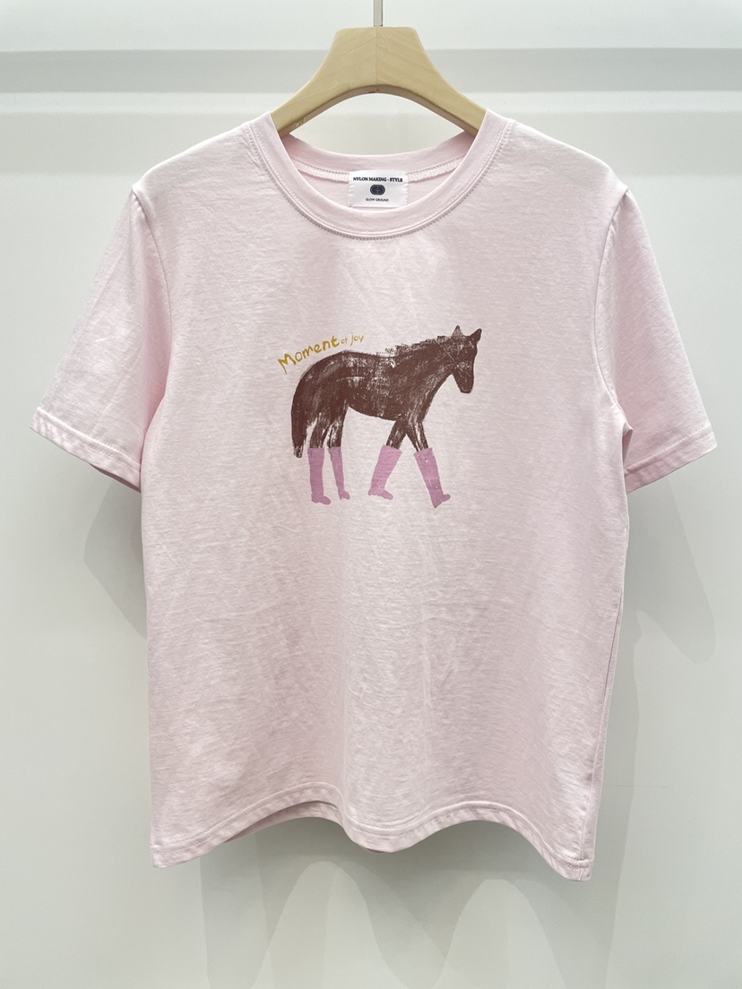 NYLON韓國東大門直郵女裝新品人氣推薦時尚26春夏休閑T恤NYLONT恤圖色2