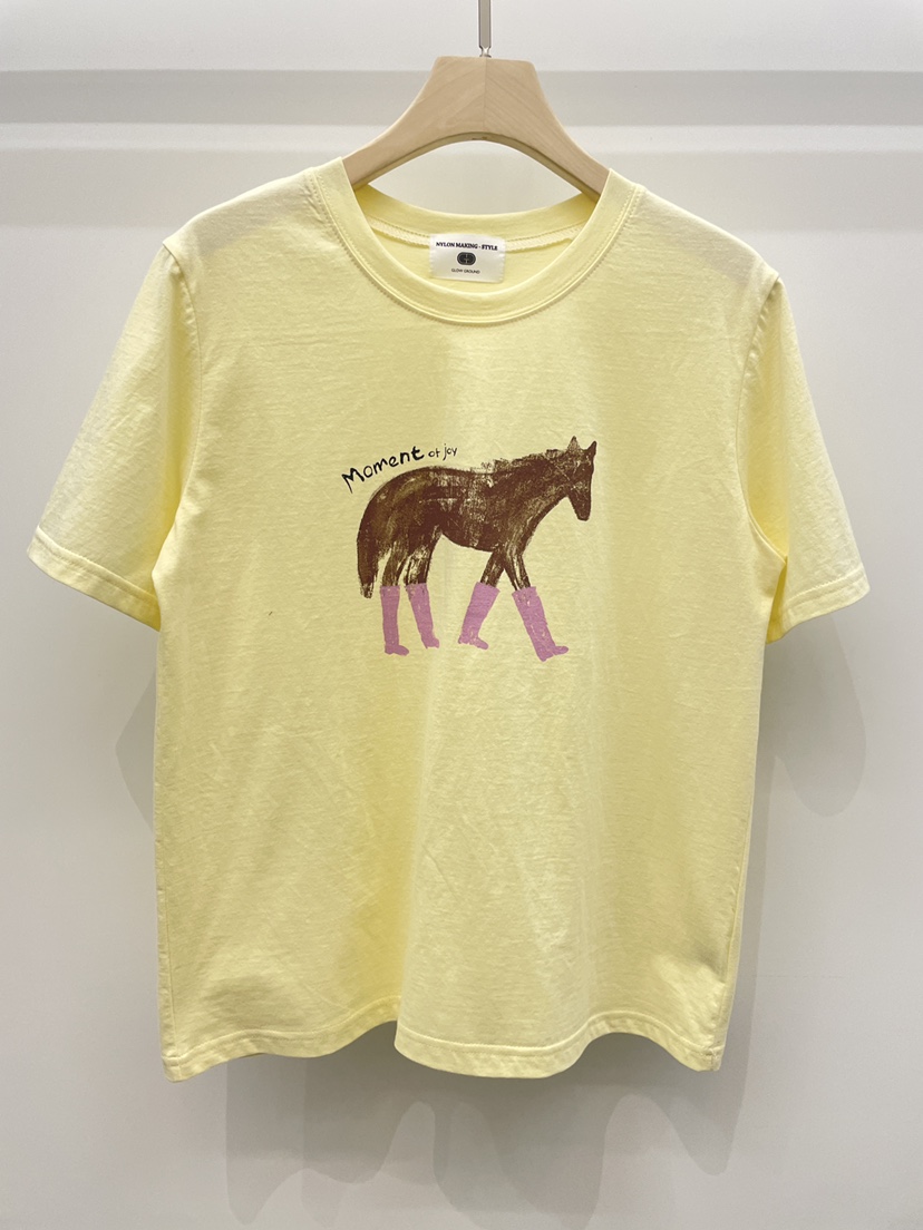 NYLON韓國東大門直郵女裝新品人氣推薦時尚26春夏休閑T恤NYLONT恤圖色3