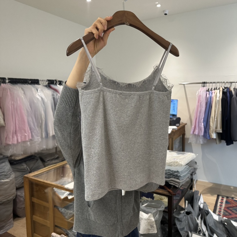 AGO韓國東大門直郵女士新款時尚26春夏熱賣職業人氣吊帶背心AGO吊帶/背心