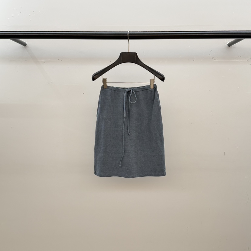 ID韓國直郵實拍女士新品時尚休閑熱賣人氣26春夏半身裙中短裙ID半身裙/中短裙圖色4藍色