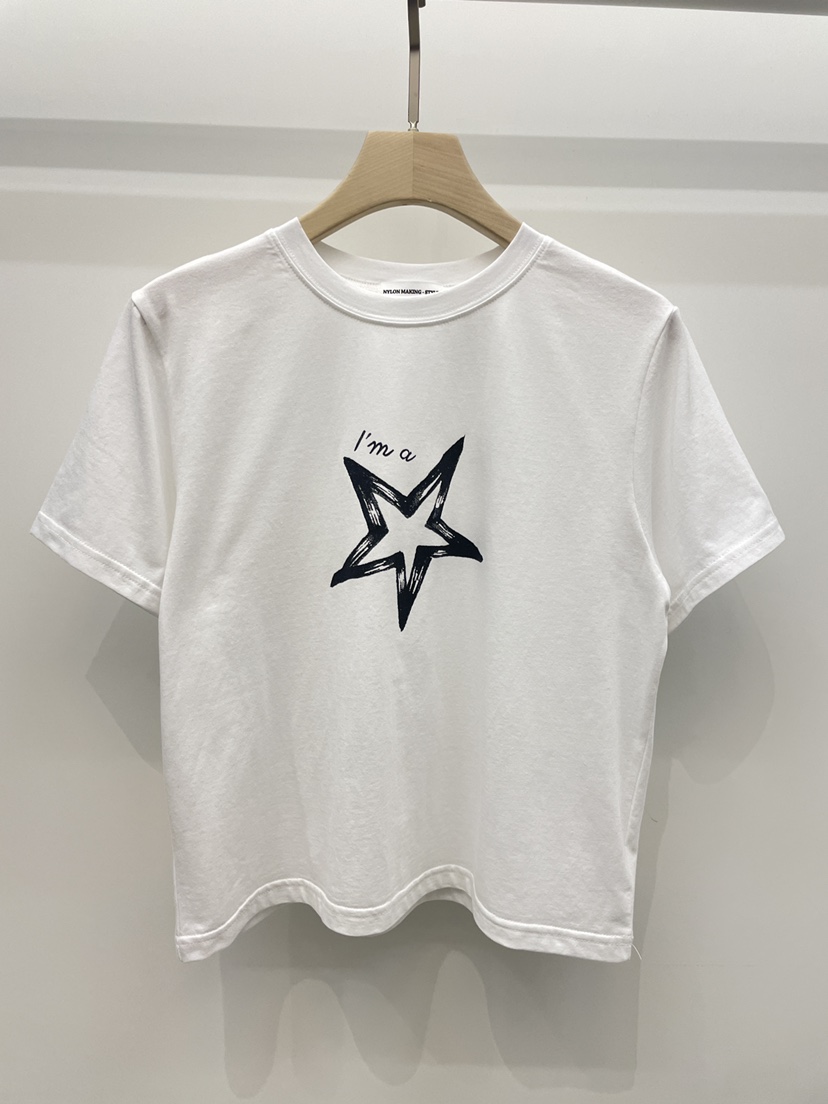 NYLON韓國東大門代購女裝新品人氣熱賣26春夏時尚休閑T恤NYLONT恤圖色1