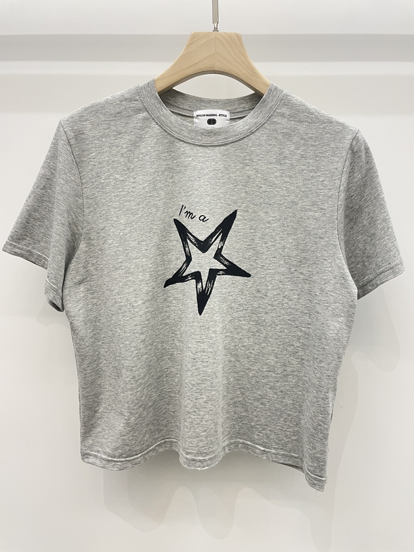 NYLON韓國東大門代購女裝新品人氣熱賣26春夏時尚休閑T恤NYLONT恤圖色3