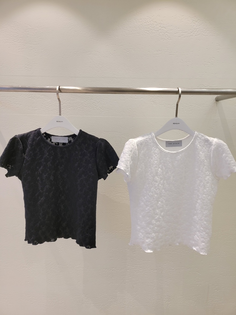 THE OTHER韓國直郵實拍女士新品26春夏職業時尚熱賣T恤花朵THE OTHERT恤