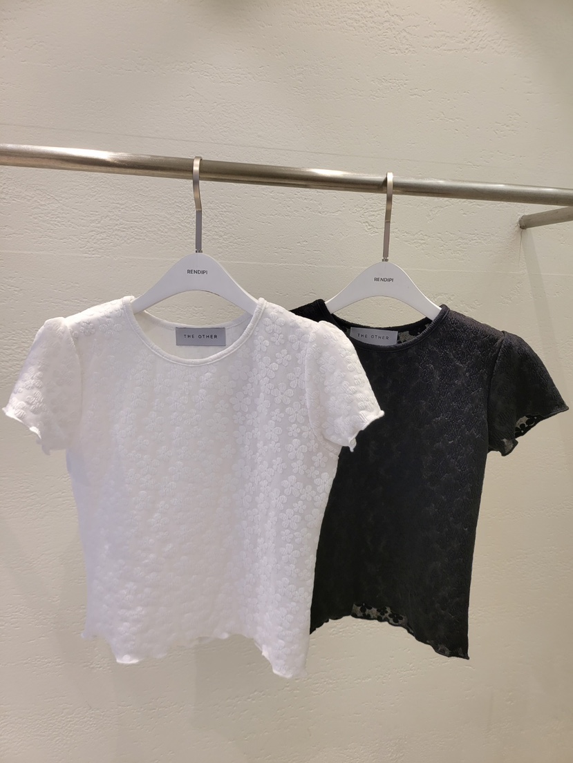 THE OTHER韓國直郵實拍女士新品26春夏職業時尚熱賣T恤花朵THE OTHERT恤