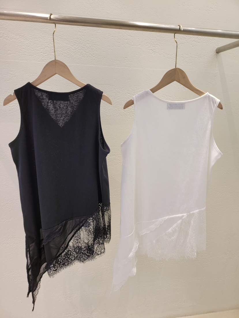 THE OTHER韓國東大門直郵女士新款推薦連衣裙不對稱蕾絲THE OTHER連衣裙