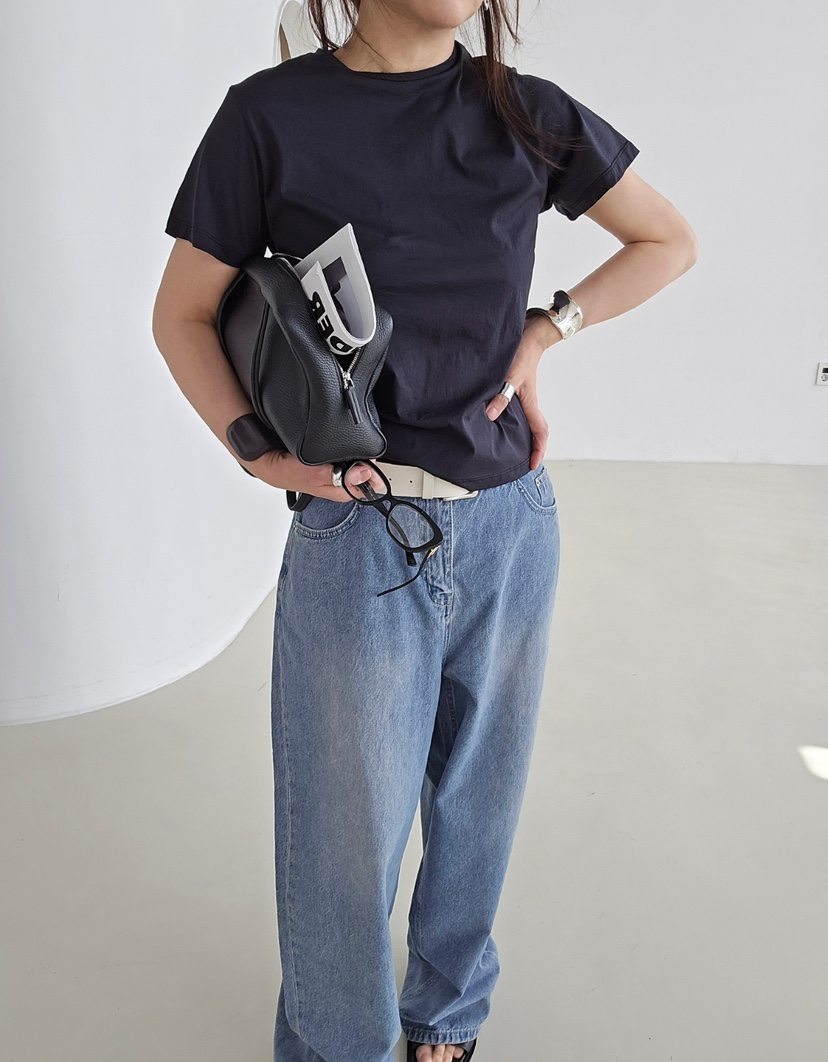 J SHOP韓國直郵實拍女裝新品職業休閑26春夏人氣熱賣T恤J_SHOPT恤