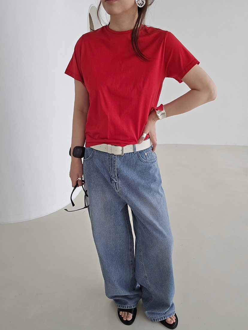 J SHOP韓國直郵實拍女裝新品職業休閑26春夏人氣熱賣T恤J_SHOPT恤