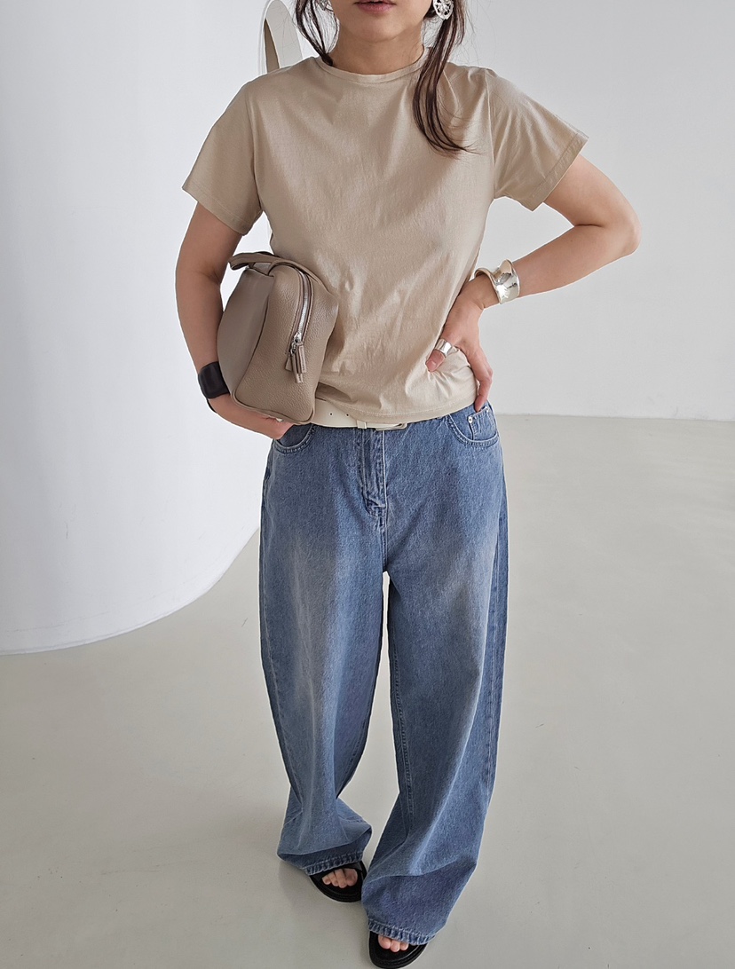 J SHOP韓國直郵實拍女裝新品職業休閑26春夏人氣熱賣T恤J_SHOPT恤