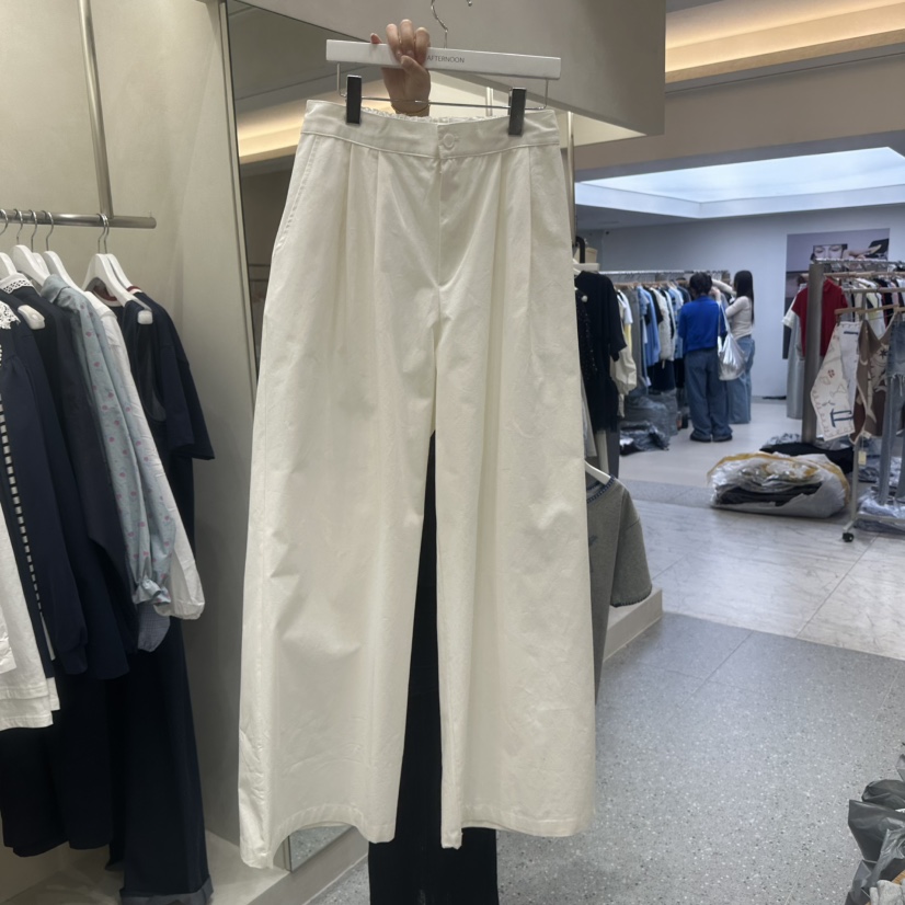 AFTERNOON韓國直郵實拍女士新品人氣26春夏時尚職業休閑褲AFTERNOON休閑褲圖色2