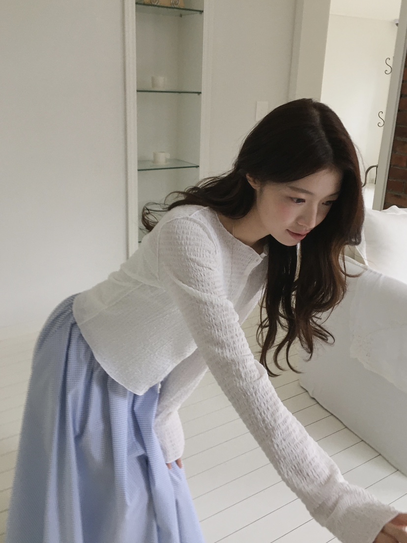 ERUME韓國東大門直郵女士新款熱賣推薦時尚職業26春夏長袖T恤ERUME長袖T恤