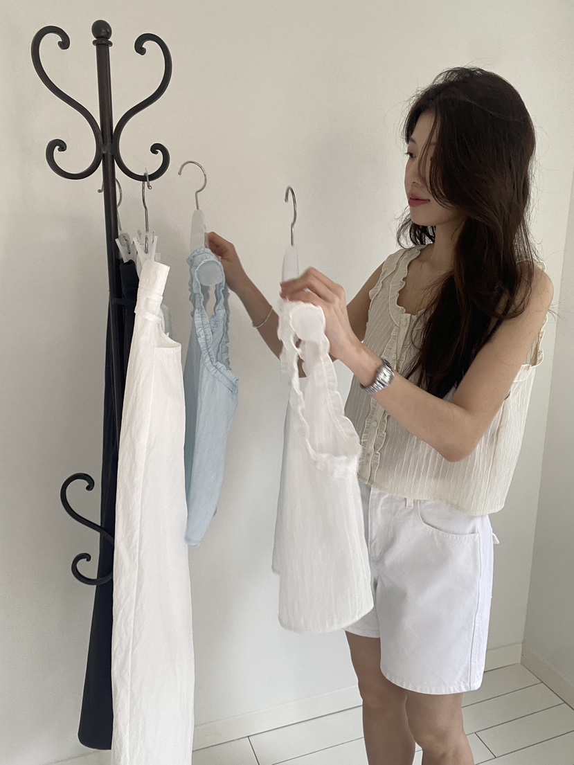 ERUME韓國代購女裝新品推薦休閑熱賣26春夏人氣職業吊帶背心ERUME吊帶/背心