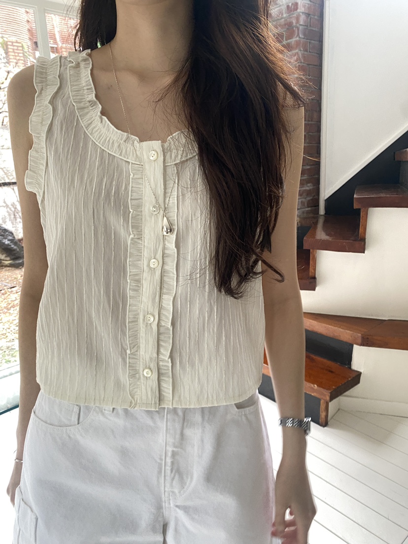 ERUME韓國代購女裝新品推薦休閑熱賣26春夏人氣職業吊帶背心ERUME吊帶/背心