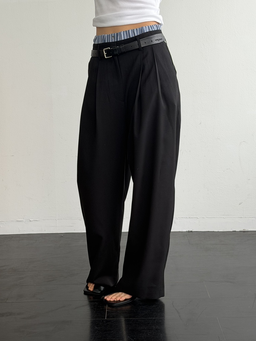 KARE/WEREPIECE韓國直郵實拍女士新款休閑休閑褲不含腰帶KARE/WEREPIECE休閑褲