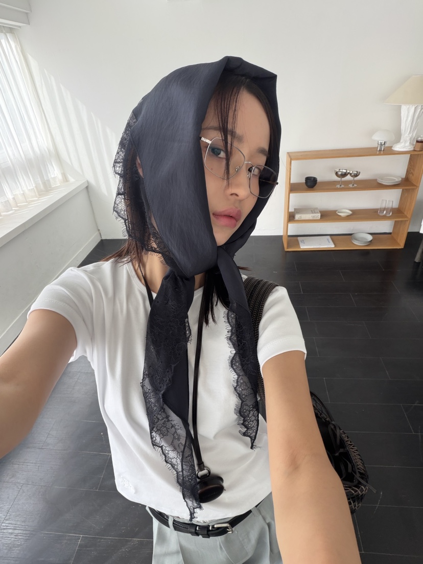 KARE/WEREPIECE韓國東大門代購女裝新品時尚圍巾披肩蕾絲圍巾KARE/WEREPIECE圍巾/披肩