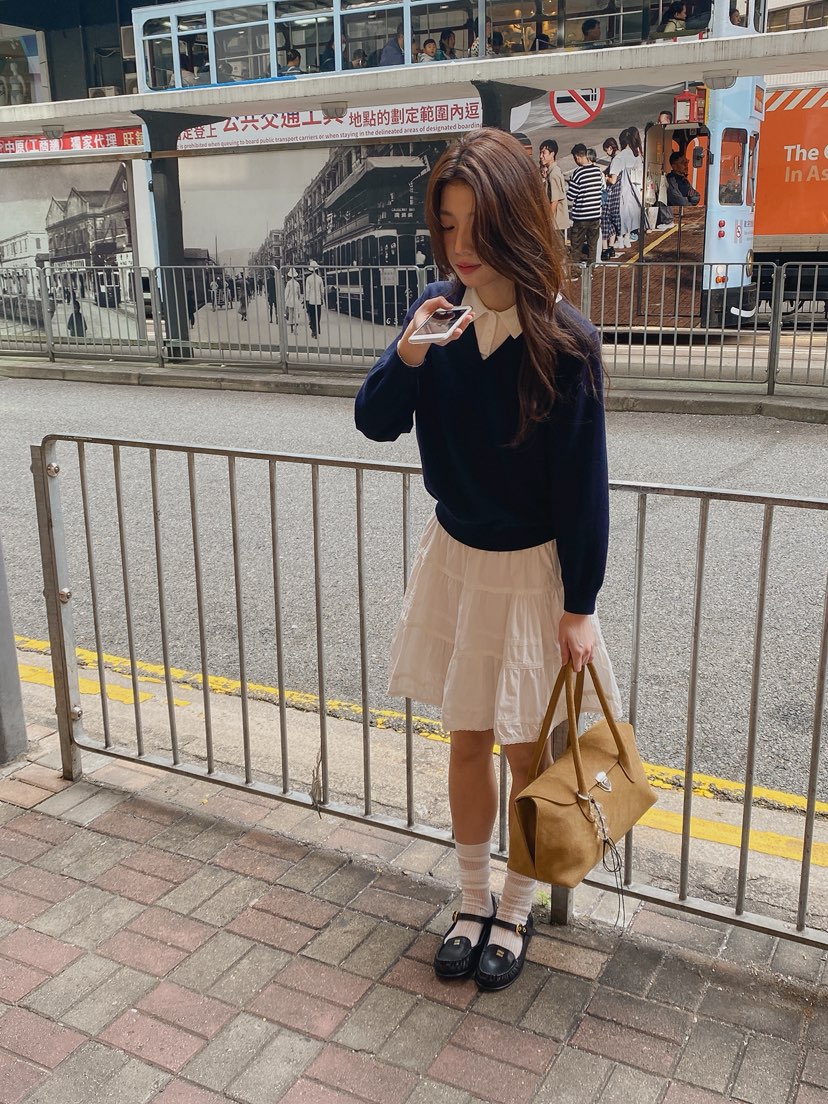 ERUME韓國直郵女裝新款時尚26春夏人氣推薦休閑針織衫假兩件ERUME針織衫