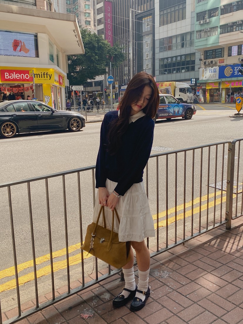 ERUME韓國直郵女裝新款時尚26春夏人氣推薦休閑針織衫假兩件ERUME針織衫