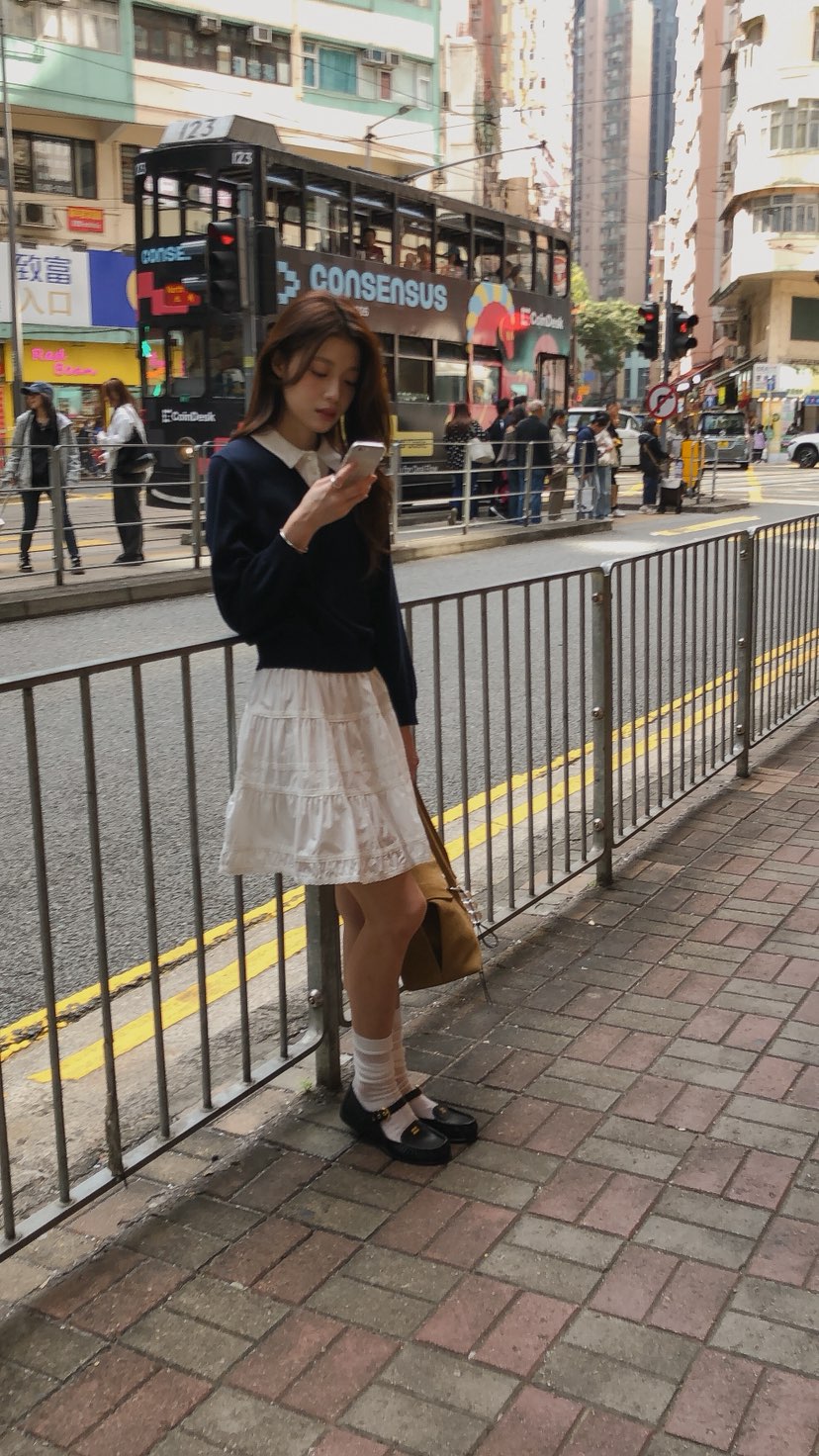 ERUME韓國直郵女裝新款時尚26春夏人氣推薦休閑針織衫假兩件ERUME針織衫