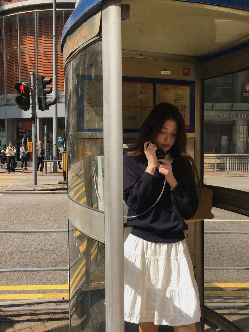 ERUME韓國直郵女裝新款時尚26春夏人氣推薦休閑針織衫假兩件ERUME針織衫