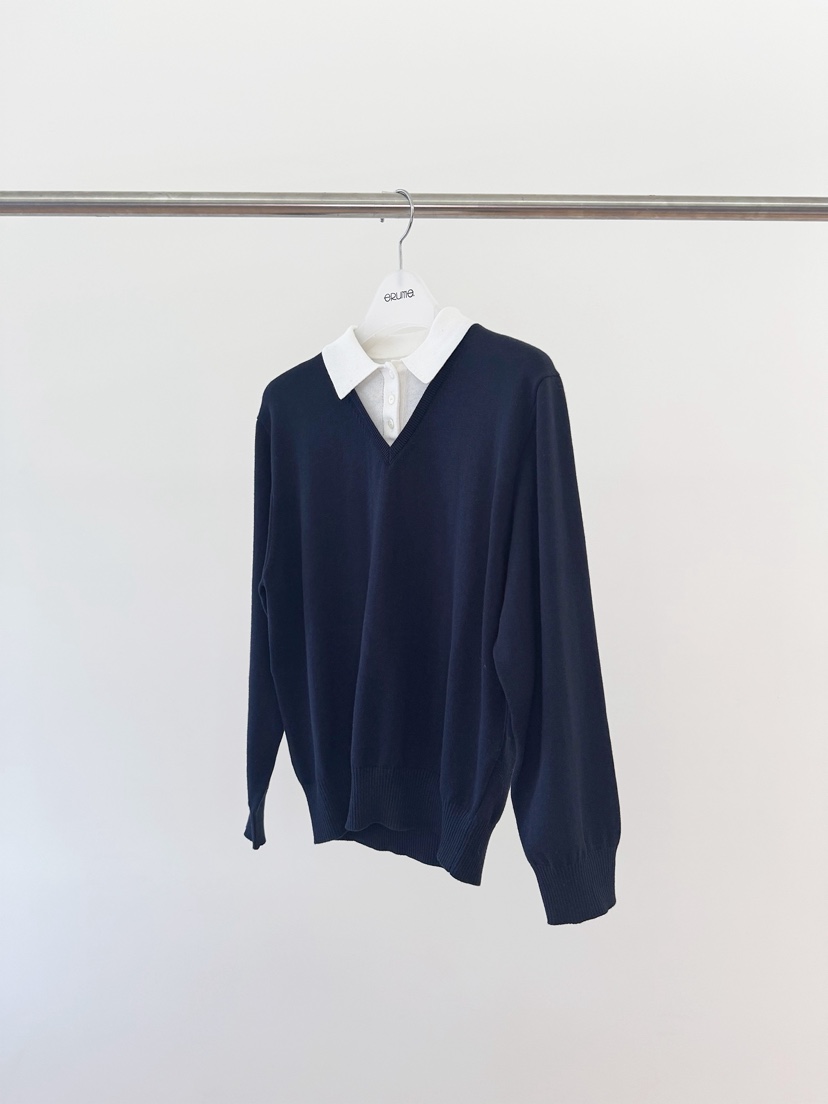 ERUME韓國直郵女裝新款時尚26春夏人氣推薦休閑針織衫假兩件ERUME針織衫圖色3