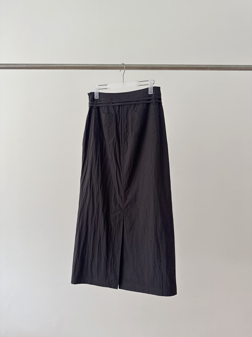 ERUME韓國東大門代購女士新款熱賣休閑推薦26春夏長裙含腰繩ERUME長裙