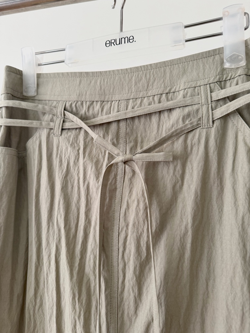 ERUME韓國東大門代購女士新款熱賣休閑推薦26春夏長裙含腰繩ERUME長裙