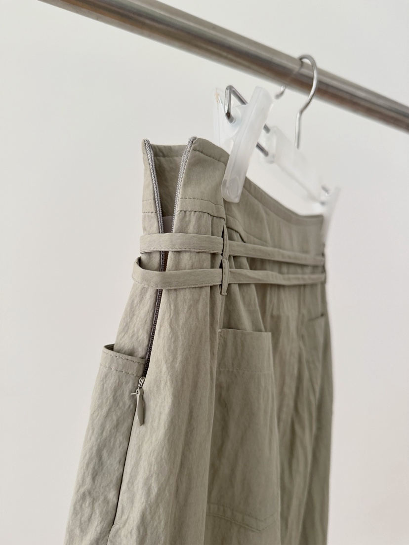 ERUME韓國東大門代購女士新款熱賣休閑推薦26春夏長裙含腰繩ERUME長裙