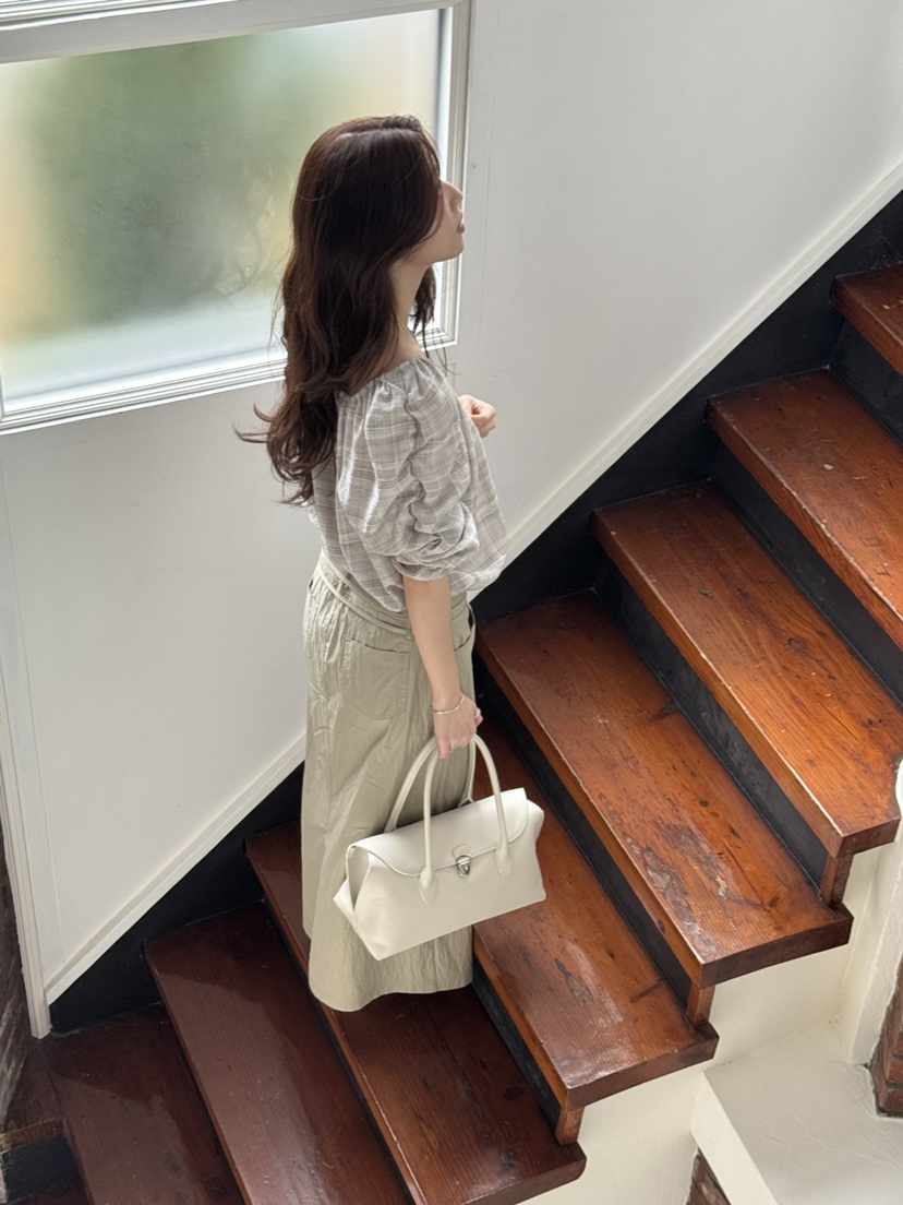 ERUME韓國東大門代購女士新款熱賣休閑推薦26春夏長裙含腰繩ERUME長裙