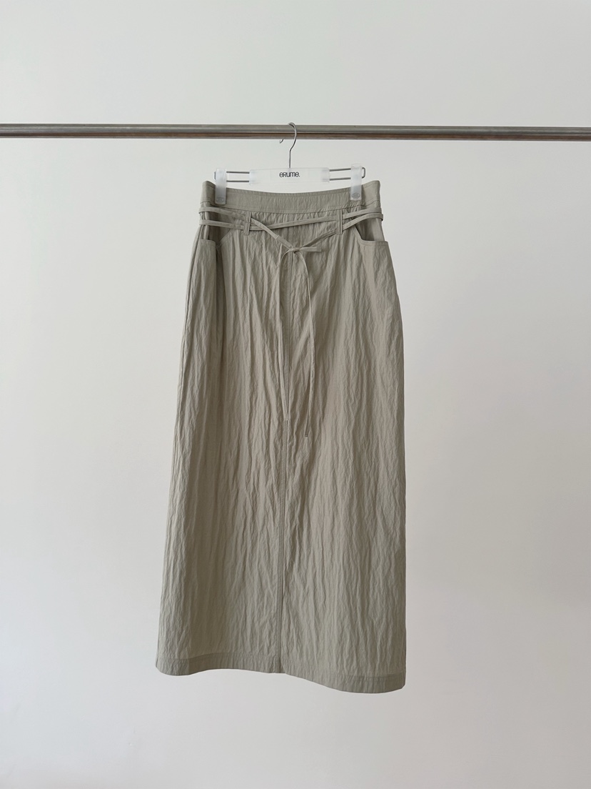 ERUME韓國東大門代購女士新款熱賣休閑推薦26春夏長裙含腰繩ERUME長裙圖色1