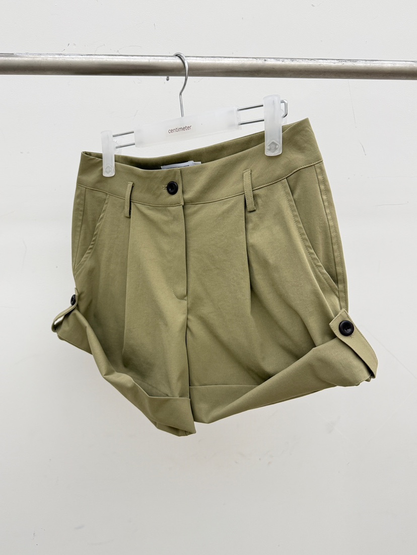 CM韓國直郵實拍女裝新款職業26春夏時尚熱賣短褲不含腰帶CM_centimeter短褲圖色3