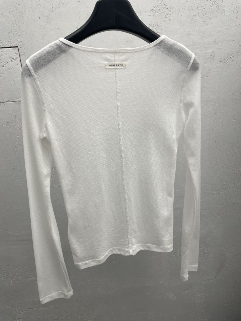 KARE/WEREPIECE韓國東大門代購女士新款時尚長袖T恤透明絲綢KARE/WEREPIECE長袖T恤