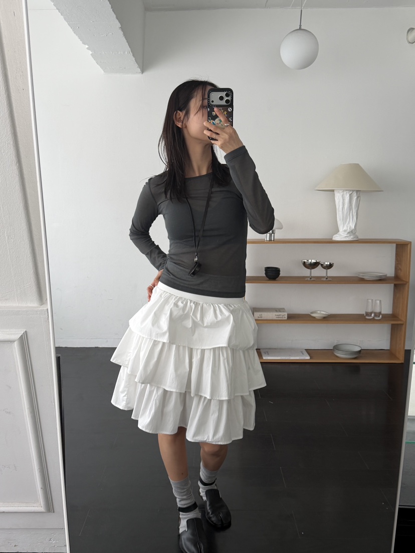 KARE/WEREPIECE韓國東大門代購女士新款時尚長袖T恤透明絲綢KARE/WEREPIECE長袖T恤