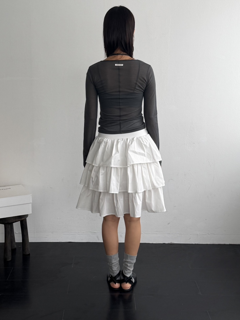 KARE/WEREPIECE韓國東大門代購女士新款時尚長袖T恤透明絲綢KARE/WEREPIECE長袖T恤