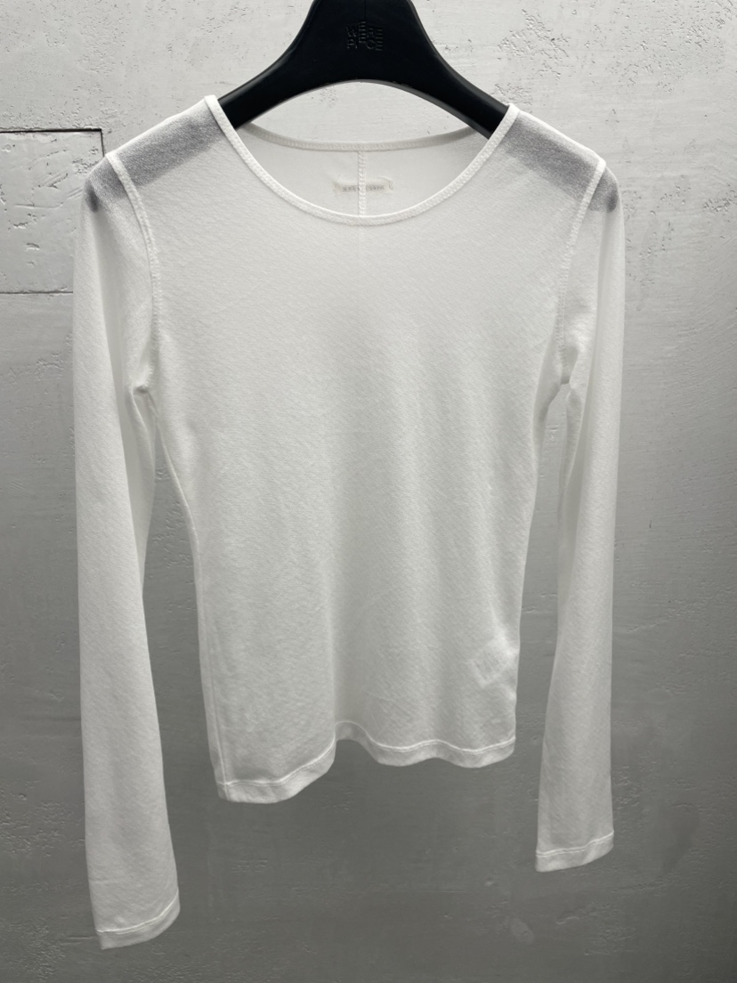 KARE/WEREPIECE韓國東大門代購女士新款時尚長袖T恤透明絲綢KARE/WEREPIECE長袖T恤圖色1