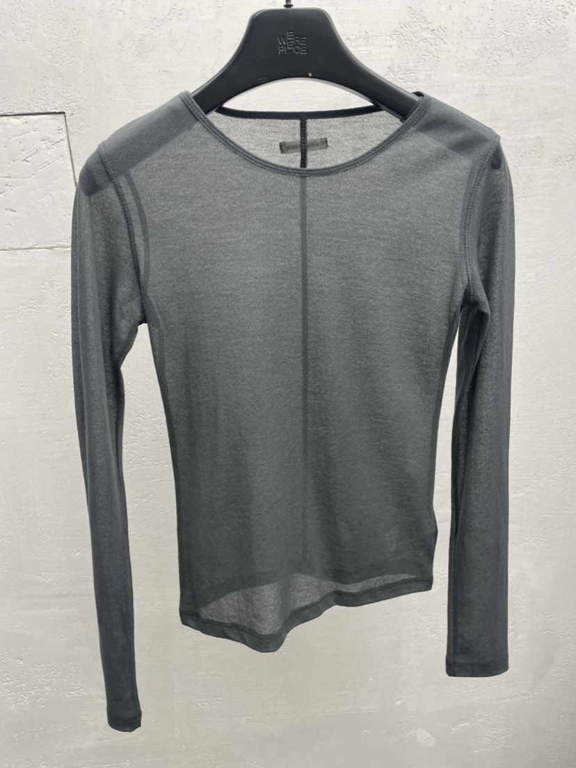 KARE/WEREPIECE韓國東大門代購女士新款時尚長袖T恤透明絲綢KARE/WEREPIECE長袖T恤圖色2