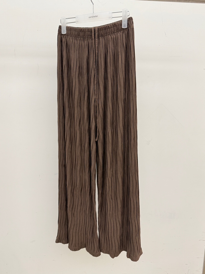 CM韓國代購女士新品推薦熱賣時尚人氣休閑26春夏休閑褲褶裥CM_centimeter休閑褲圖色4