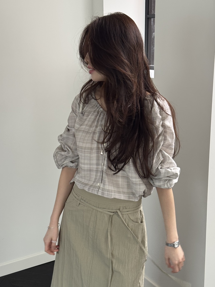 ERUME韓國東大門代購女裝新款時尚26春夏人氣熱賣襯衫蕾絲衫ERUME襯衫/蕾絲衫