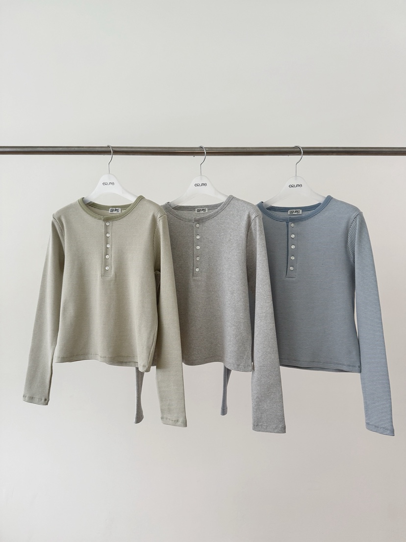 ERUME韓國直郵女裝新品熱賣休閑推薦26春夏職業人氣長袖T恤ERUME長袖T恤