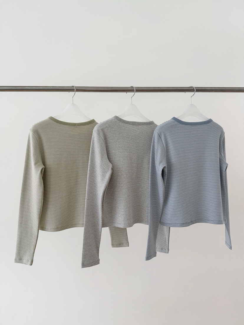 ERUME韓國直郵女裝新品熱賣休閑推薦26春夏職業人氣長袖T恤ERUME長袖T恤