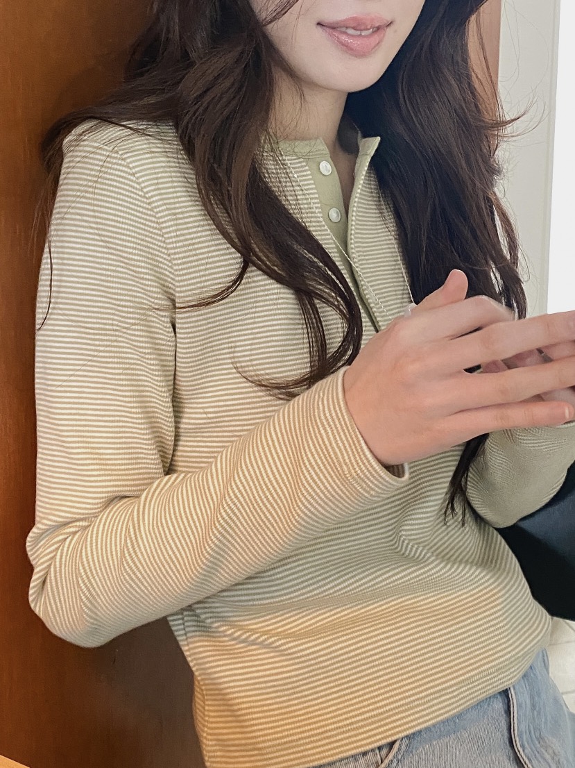 ERUME韓國直郵女裝新品熱賣休閑推薦26春夏職業人氣長袖T恤ERUME長袖T恤